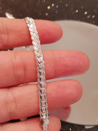 Pulsera Plata Diseño Serpiente 925