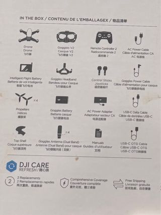 DJI FPV Combo Drone + Gafas+mando