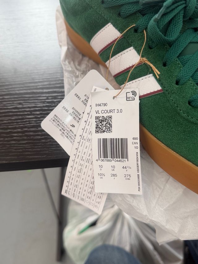 Adidas VL Court 3.0 IH4790 Verde Suela Gum