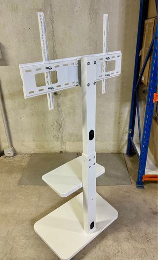 Soporte TV con ruedas y estantes