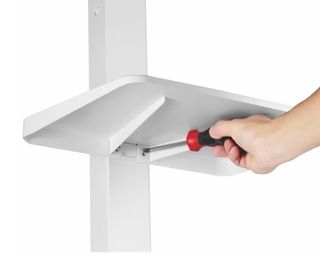 Soporte TV con ruedas y estantes