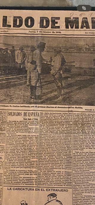 Periódico Heraldo de Madrid 1908