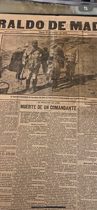 Periódico Heraldo de Madrid 1908