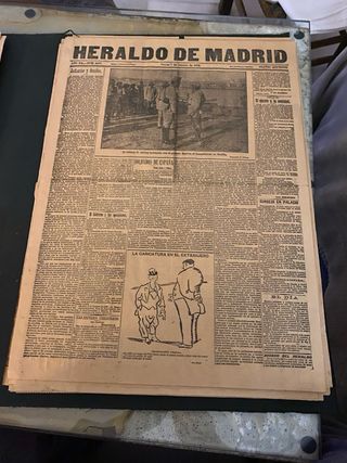 Periódico Heraldo de Madrid 1908