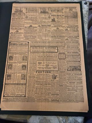Periódico Heraldo de Madrid 1908