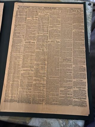 Periódico Heraldo de Madrid 1908