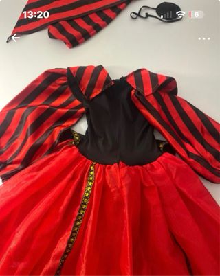 Disfraz Dama Pirata Corsaria 4 años