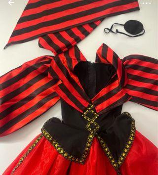 Disfraz Dama Pirata Corsaria 4 años