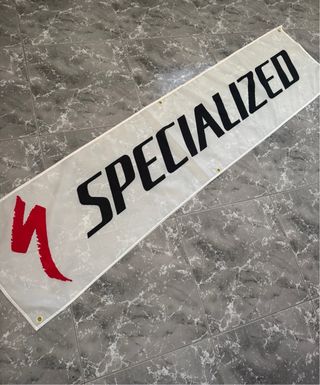 Bandera decorativa Specialized logo