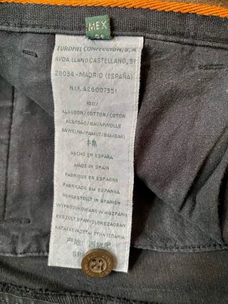 Pantaloni cotone 100%