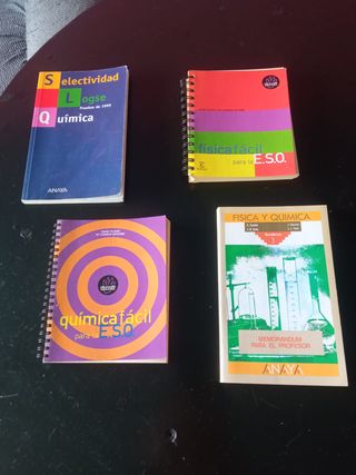 Pack 4 Libros Química - Nivel Selectividad/EBAU