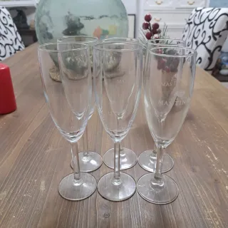 Set de 6 Copas de Cristal