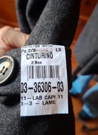 Cappotto corto Fracomina grigio