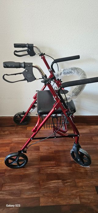 Andador Rollator Clasic Duo Rojo