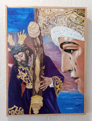 Cuadro Cristo de las tres caídas y esperanza