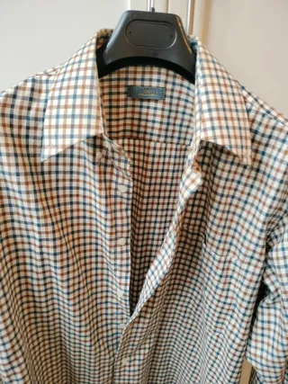 Camisa GV cuadros manga larga