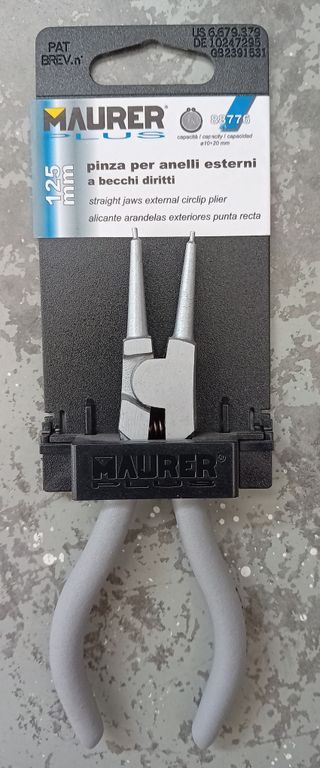 3 Alicates arandelas 125mm interior-exterior-punta