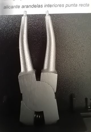 3 Alicates arandelas 125mm interior-exterior-punta