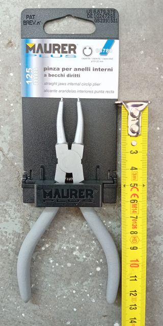 3 Alicates arandelas 125mm interior-exterior-punta