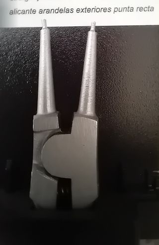 3 Alicates arandelas 125mm interior-exterior-punta