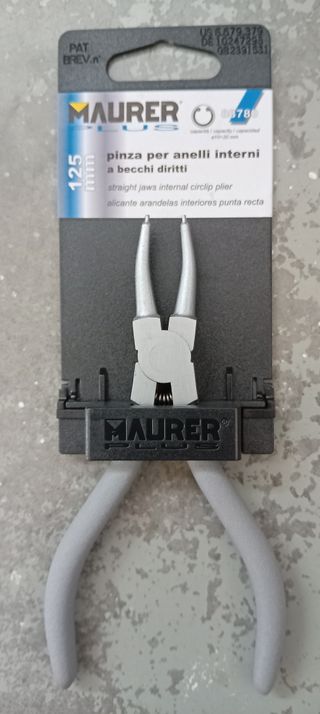 3 Alicates arandelas 125mm interior-exterior-punta