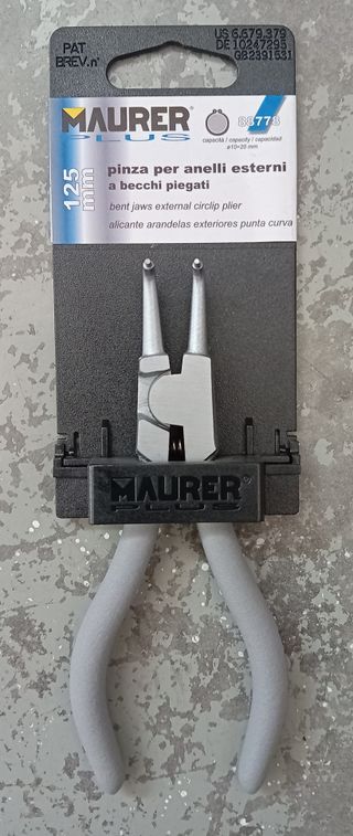 3 Alicates arandelas 125mm interior-exterior-punta
