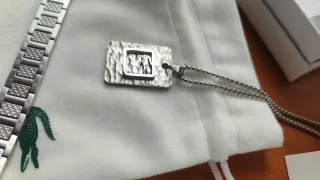 Pulsera y Colgante Lacoste Plata