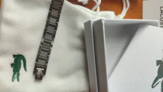 Pulsera y Colgante Lacoste Plata