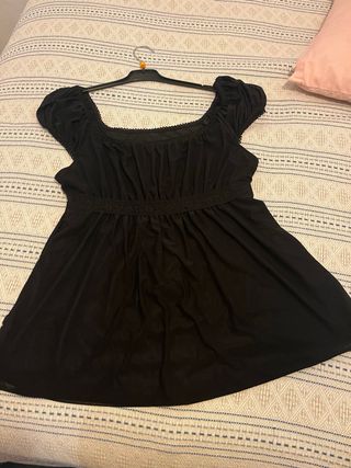 Camiseta premamá negra