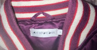 Chaqueta Beisbolera Light Before Dark Talla S