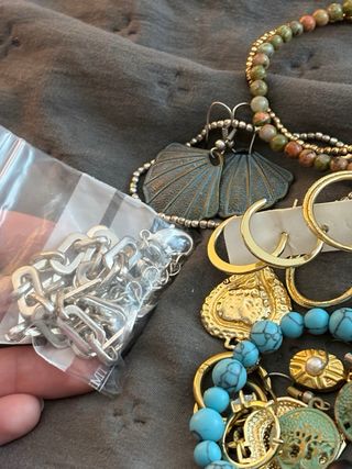 Lote Bisutería Collares Pulseras Pendientes