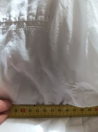 Blusa blanca algodón T.M