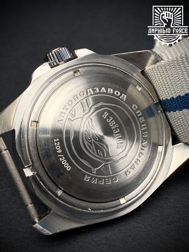 Vostok Amphibia Cosmodiver Luna Dude Gris - Nuevo!