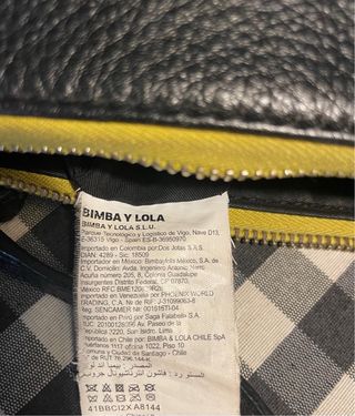 Bolso Piel Bimba y Lola Negro