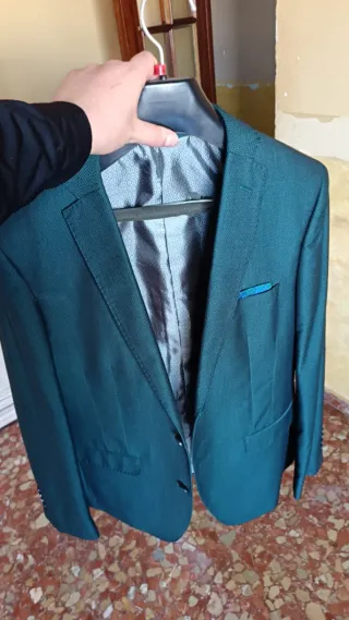 Americana azul/verde