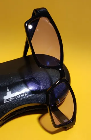 Gafas de sol vintage SUBMARINE negras