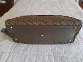 Bolso de viaje estampado marrón nuevo