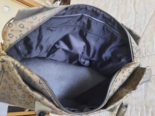 Bolso de viaje estampado marrón nuevo