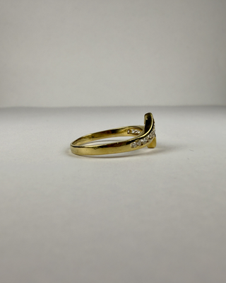 Anillo Oro 18K con Diamantes