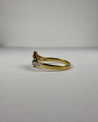 Anillo Oro 18K con Diamantes