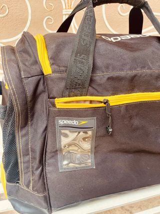 Borsone trolley Speedo nero e giallo