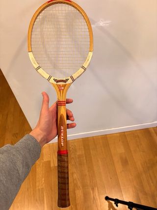 Raqueta Dunlop de madera MXPLAY