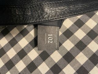 Bolso piel La Marthe negro, se añade bolsa tela.