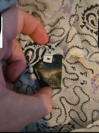 Blusa Isabel Marant Morado Blanco