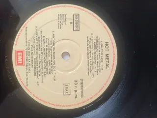 Vinilo Hot Metal Compilatorio Rock/Metal