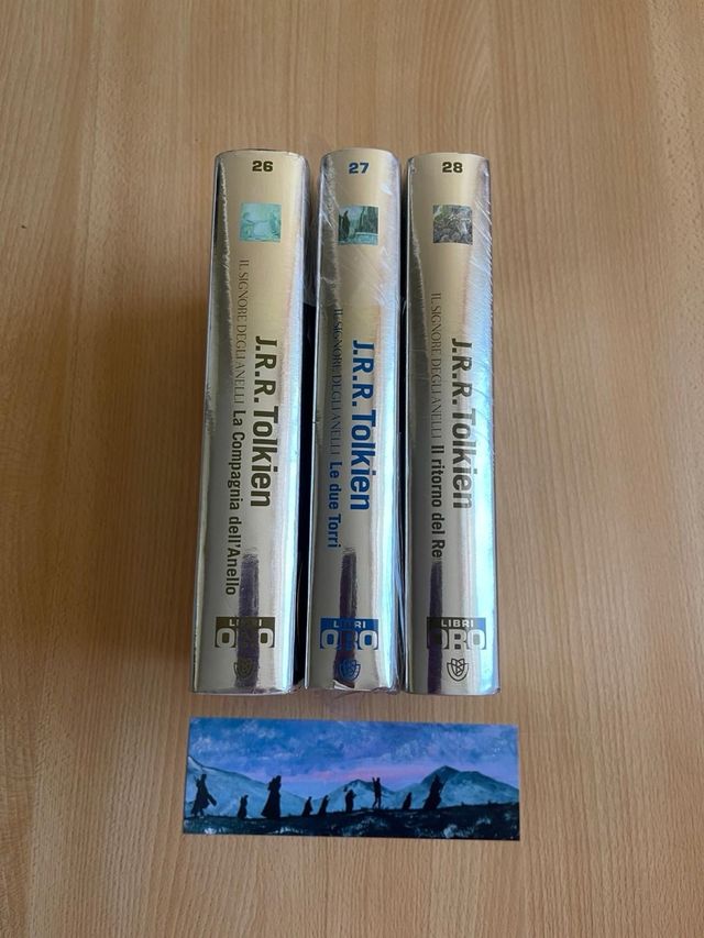 Tolkien Il Signore degli Anelli trilogia sigillati