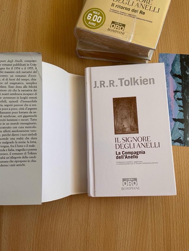 Tolkien Il Signore degli Anelli trilogia sigillati