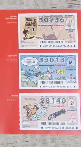 Lotería Nacional Cómic 10 Dècimos + Regalo