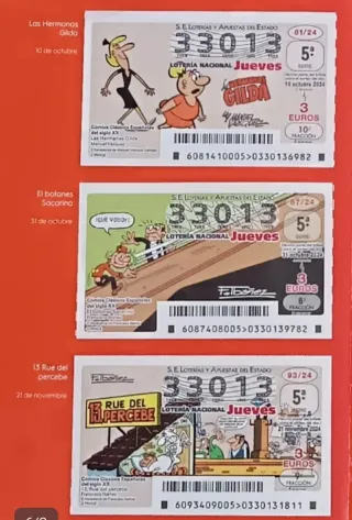 Lotería Nacional Cómic 10 Dècimos + Regalo