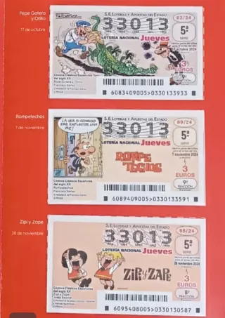 Lotería Nacional Cómic 10 Dècimos + Regalo